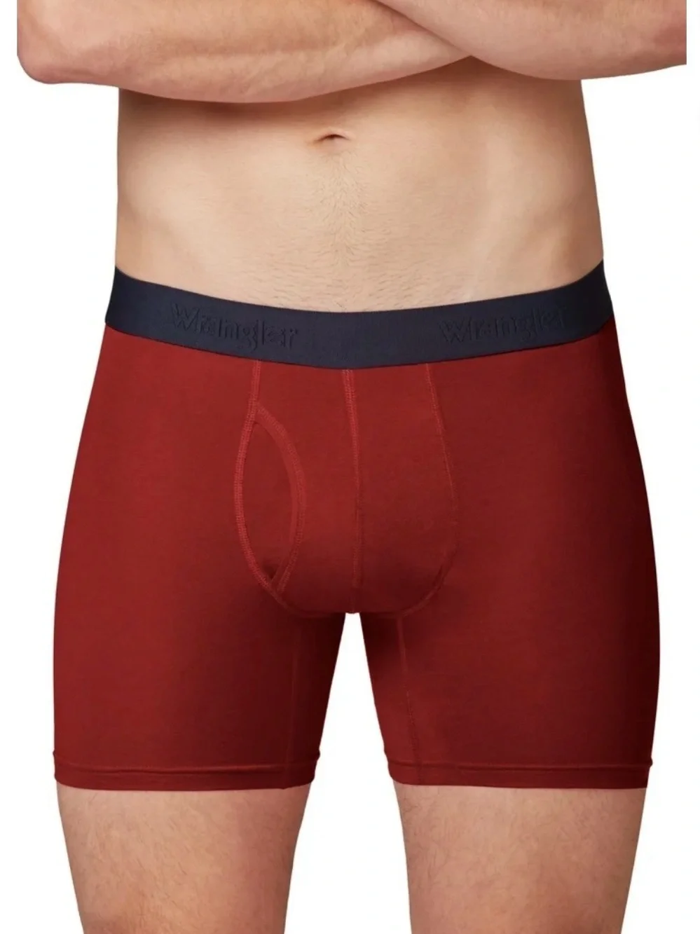 Wrangler Cotton Stretch Boxer Brief Set, Boxer Briefs Underwear for Men, 6 Pack